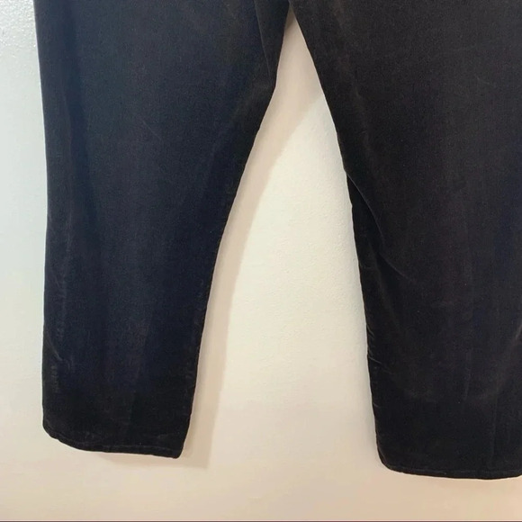 Orvis Cordory Pants Woman 10 Dark Brown Straight Leg Cotton Spandex Pockets Work - Picture 5 of 10